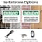 Signmission Potable Water For Safety Shower And Eye, 10 in W x Rectangle, Plastic OS-2PACK-EM-P-710-L-10407 - alternate 2